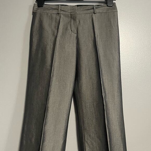 BCBGMAXAZRIA Gray Wool Trouser Dress Pants 6 - Picture 2 of 5